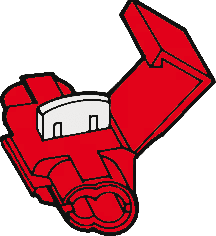 Klemko 101650 - aftakklem rood 1,5 ds100