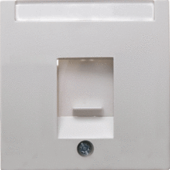 Berker 11701909 - centraalstuk + tekstvenster polar mat wit s1/b