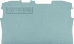 Wago 2002-1291 - 20021291 - afsluit-en tussenpl grijs