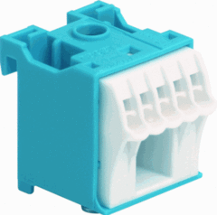 Hager KN06N - qc-klem nul 6 pos