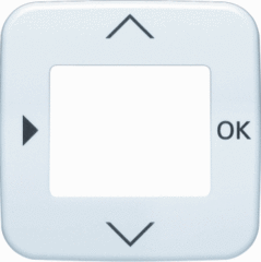 Busch Jaeger 2CKA006430A0286 - inzetplaat timer / jalouzie 6435-214 rsi