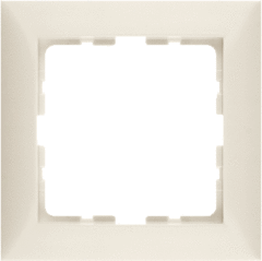 Berker 10118982 - afdekraam 1-voudig creme wit glanzend s1