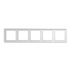 Jung LS985WW - ls 985 ww - afdekraam 5-voudig alpin wit ls990