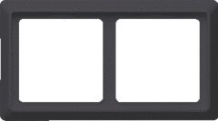 Busch Jaeger 2CKA001730A0233 - afdekraam 2-voudig 2102-35 antraciet a44