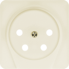 Berker 6110368982 - centraalplaat ptt-wcd creme wit glanzend s1