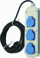 Hateha 12.112.012 - nylon wcd randaarde vd16/3 kabel 10-mtr 3x1,5mm2 opbouw