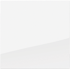 Niko 111-76901 - inzetplaat blind glanzend wit