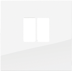 Niko 111-69801 - inzetplaat luidspreker 1-voudig glanzend wit