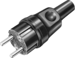 Kalthoff 341000 - stekker randaarde 341-gu volrubber ip44