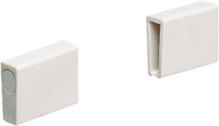 Hager KZ021 - eindkap 1-polige rail set10 stk.