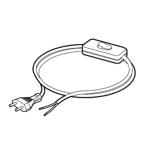 Euro aansluitsnoeren + schakelaar