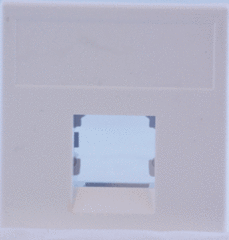 OCS 16.70.010 - 2422420 - inzetplaat sb 1x modulair jack 15 x 19,6 (geschikt voor radiall)