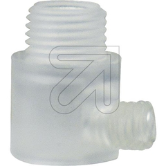 Klemnippel transparant met buitendraad 7,5mm 601250 (zak van 10 stuks)