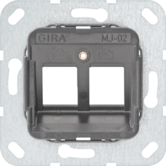 Gira 560200 - draagring 2x modulair jack nr2 basis BTR/Panduit/Brandrex