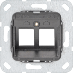 Gira 560800 - draagring 2x modulair jack nr8 basis