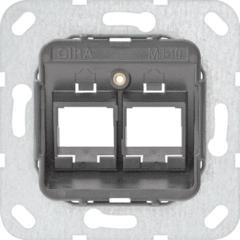 Gira 561000 - draagring 2 x modulair jack nr10 basis