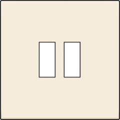 Niko 100-68001 - inzetplaat usb lader creme