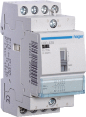 Hager ERD425 - magneetschakelaar 25a 4-maak 24vac