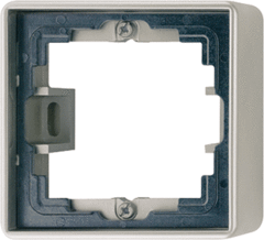 Jung ES2581A-L - opbouwkap 1-voudig edelstaal