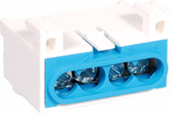 Hager GZ04N - nul klem miniverdeler 1x4polig gz04n