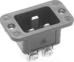 Kaiser Martin 767/SW - toestelcontactdoos 767sw c20 male 70c 16a zwart