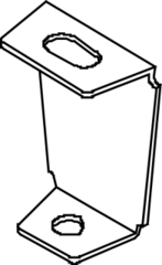 Stago CSU08020000 - plafondbeugel gesloten