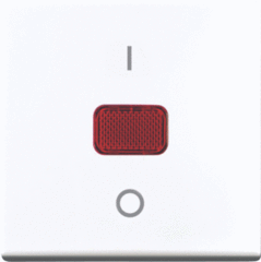 Busch Jaeger 2CKA001731A2007 - wipplaat 2-polig controle 1731-0-2007