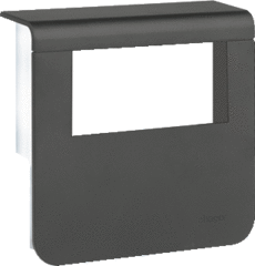 Tehalit SL200809329011 - afdekkap voor outletframe 80 zwart