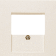 Berker 10338912 - centraalplaat tae-wcd creme wit glanzend s1 (voor luidspreker wcd)