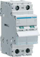 Hager SBN263 - lastscheider 2-polig 63a sbn263