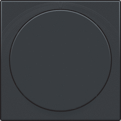 Niko 122-31003 - inzetplaat + knop dimmer antraciet