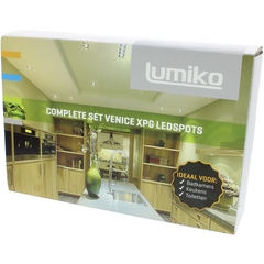 Klemko 876850 - Compleet Venice XPG pakket met 3x aluminium Venice ledspot 3000k (warm wit)