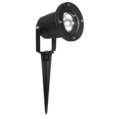 Spiespot zwart gu10 aansluiting (excl. lamp)