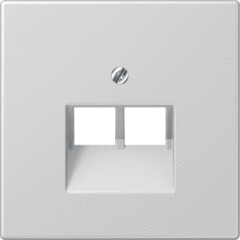 Jung LS969-2UALG - afdekplaat ls990 uae dqta 2-voudig licht grijs