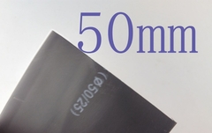 Krimpkous 50,0 - 25,0mm zwart - 1 meter 40381 merkloos