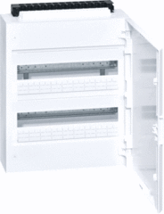 Hager VB218C - opbouw verdeler 2x18module deur wit