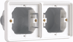 Niko 701-75000 - inbouwkader 2x horizontaal