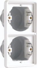 Niko 701-74000 - inbouwkader 2x verticaal wit