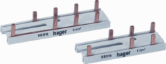 Hager KB2FN - aansl.rail 2-polig 4mod kb2fn