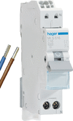 Hager VKS12SJ - uitbereidings automaat 1p+n 16A c-kar 6KA