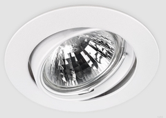 Arkoslight 0038-01-01-W - inbouwspot kantelbaar 83mm 12/230 Volt kleur mat wit gatmaat 76mm