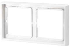 Jung LS982WW - ls 982 ww - afdekraam 2-voudig alpin wit ls990