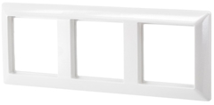 Jung AS583WW - afdekraam 3-voudig alpin wit