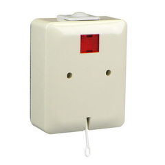 VB 57399 Wasmachine trekschakelaar + controle lamp opbouw