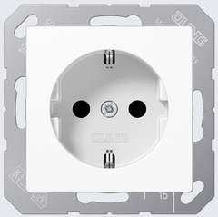 Jung A1520NKIWW - wcd randaarde kinder beveiliging alpine wit a500