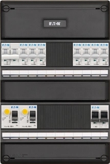 Eaton - groepenkast 1-fase 7-groepen 2-aardlekschakelaars 1-fornuisgroep 1-hoofdschakelaar