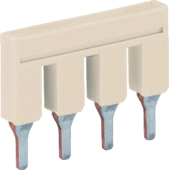 Wago 2006-404 - brug lichtgrijs 4-voudig