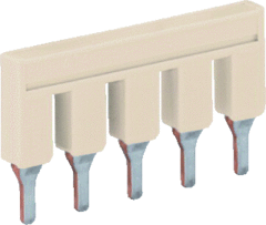 Wago 2006-405 - brug lichtgrijs 5-voudig