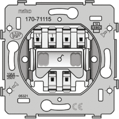 Niko 170-71115 - 1polige schakelaar basiselement