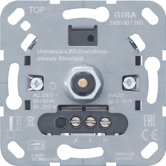 Gira 245000 - universeel led draaidimmer standaard 3-60W